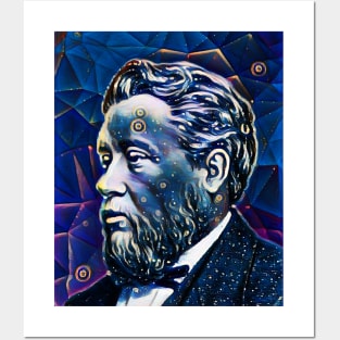 Charles Spurgeon Dark Night Portrait | Charles Spurgeon Artwork 6 Posters and Art